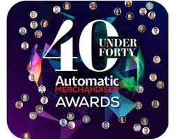 40 Under Forty Automatic Merchandiser Award logo